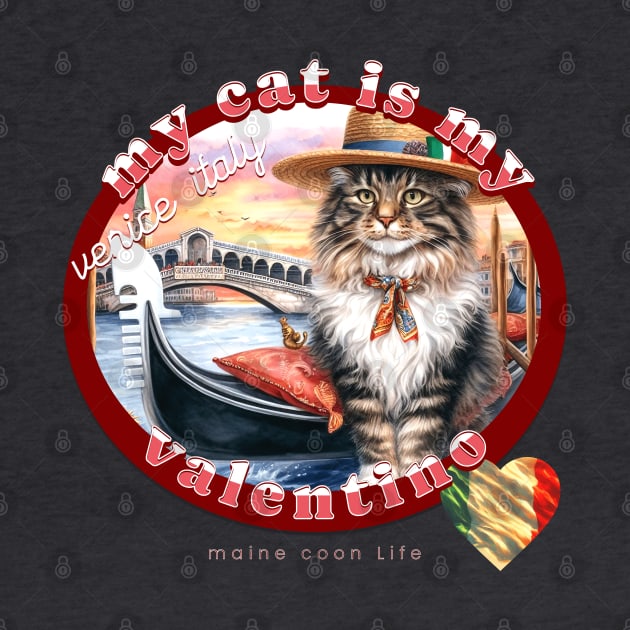 My Cat Is My Valentino Maine Coon Life 46M by catsloveart